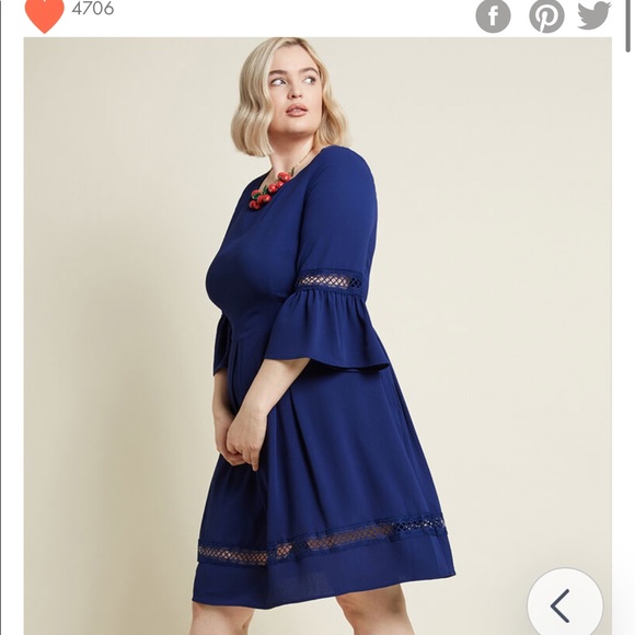 ModCloth Navy Pocket Dress—NWOT - Picture 1 of 5